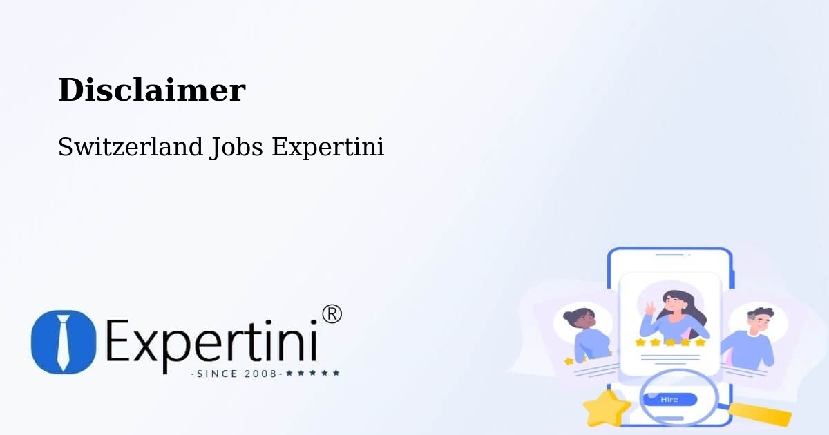 Disclaimer – Arbon - Switzerland Jobs Expertini